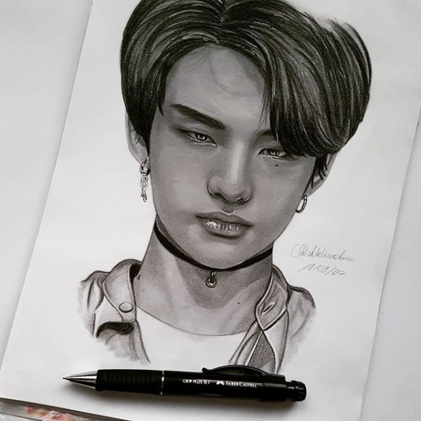 Хван Хенджин рисунки