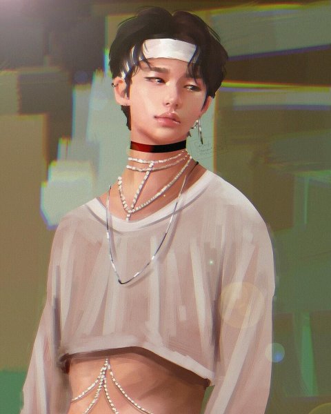 Stray Kids Хенджин арт