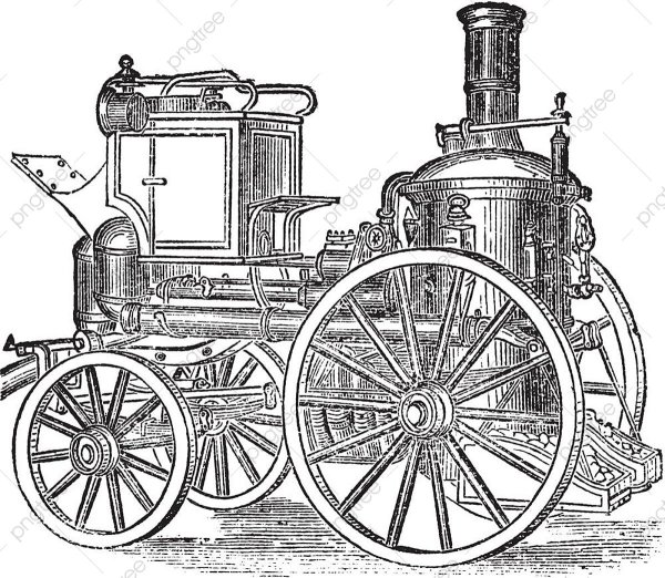 Паровая машина гравюра