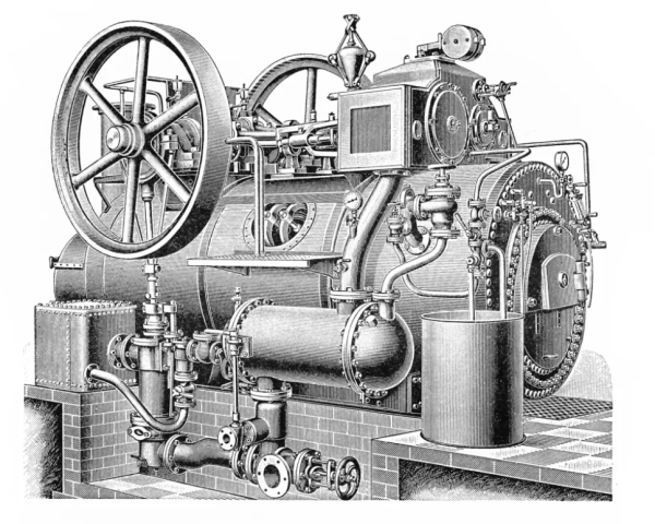 Паровой двигатель 19 века