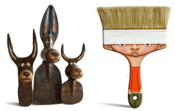 Необычные предметы рисунок