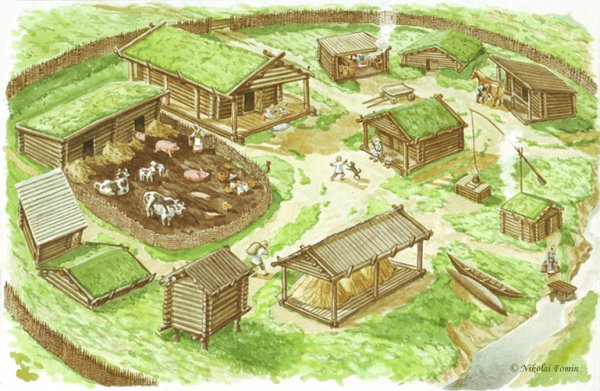 Поселение славян в древней Руси