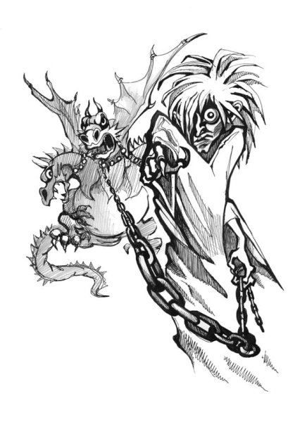 Кикимора рисунок