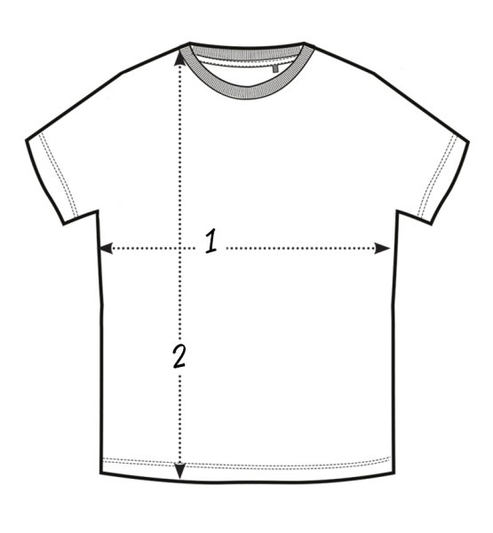 Технический эскиз футболки