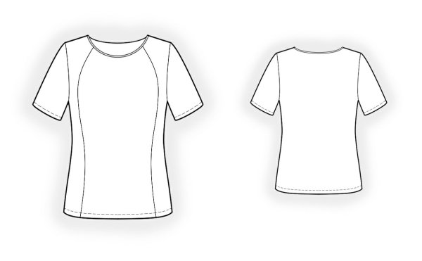 Технический эскиз футболки