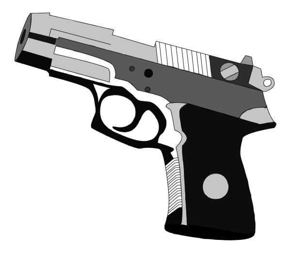 Револьвер рисунок