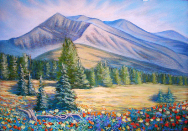 Картины гор Саян