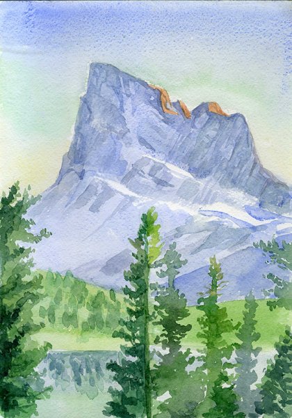 Горы Ергаки рисунок