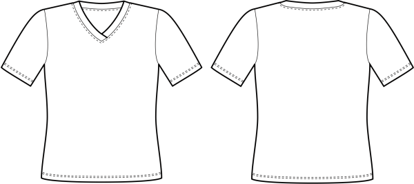 Эскизы одежды мужской футболки