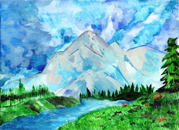 Саянские горы картина ба