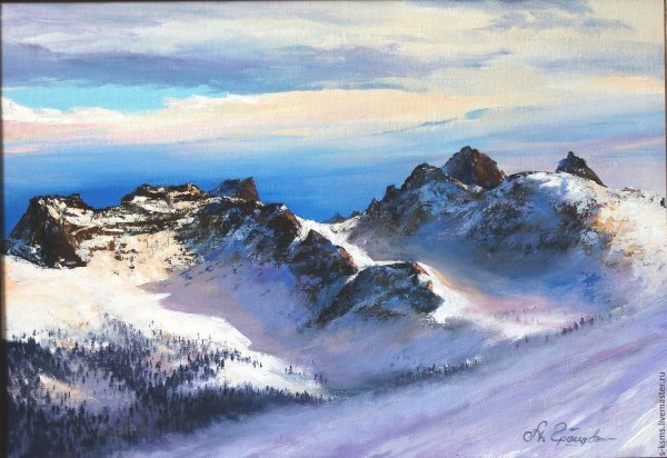 Саяны в живописи