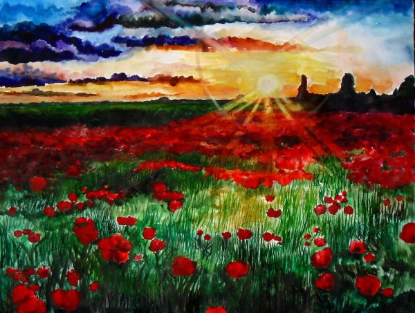 Ольга Базанова Маковое поле