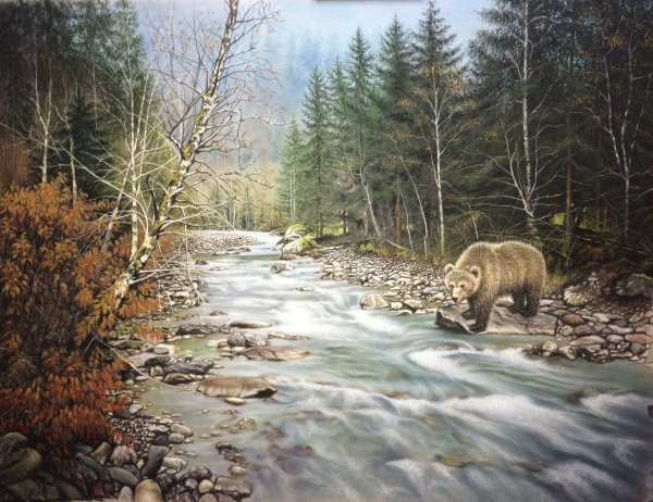 Тайга живопись