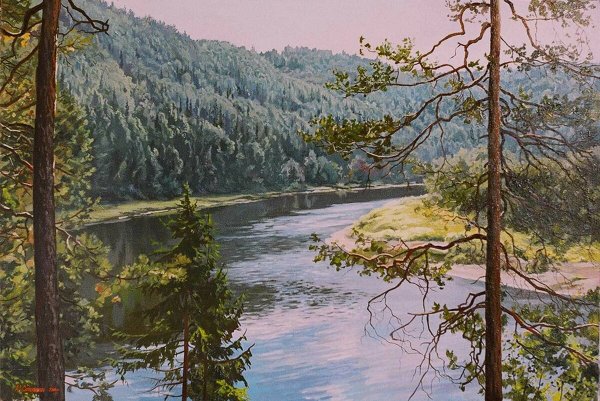 Пейзаж в графике