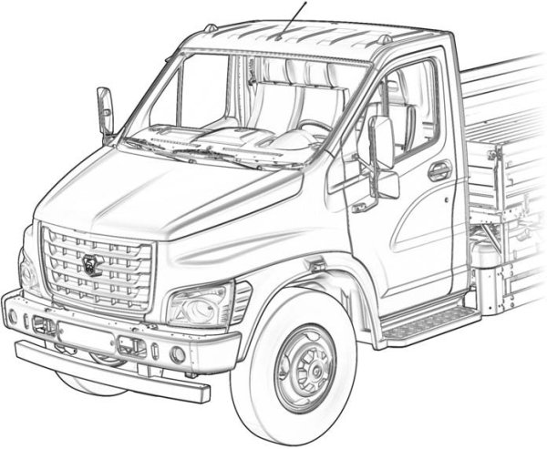 Раскраска Газель