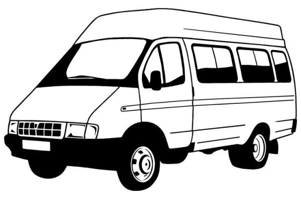 Раскраска Газель 2705