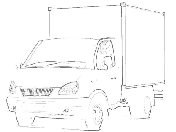 Раскраска Газель Некст