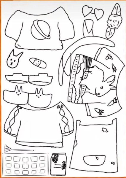 Бумажная уточка lalafanfan из тик-тока