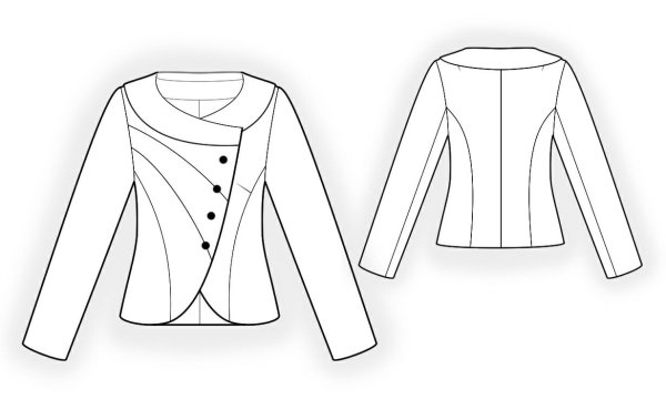 Моделирование жакета женского