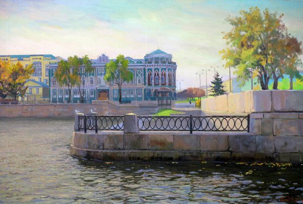 Картина Екатеринбург Плотинка