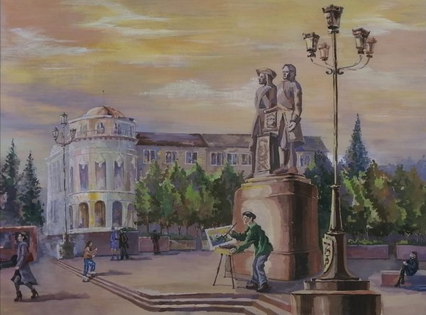 Плотинка ЕКБ рисунок