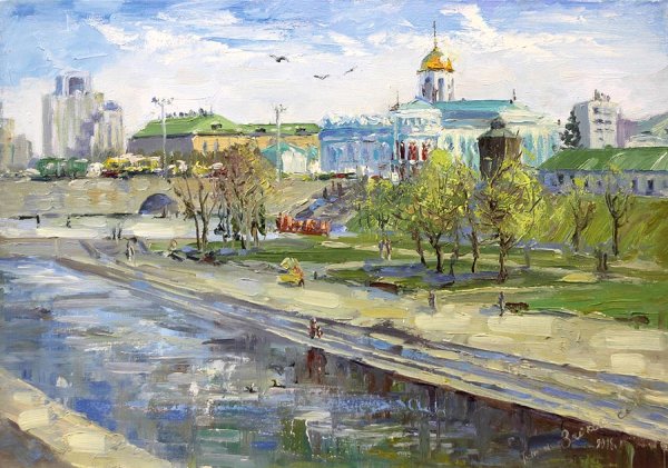 Плотинка Екатеринбург пейзаж