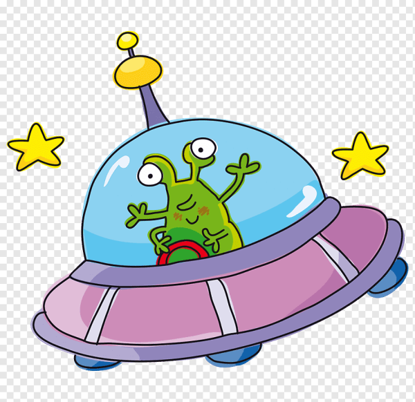 НЛО мультяшный