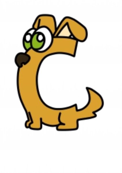 Буквы в виде животных