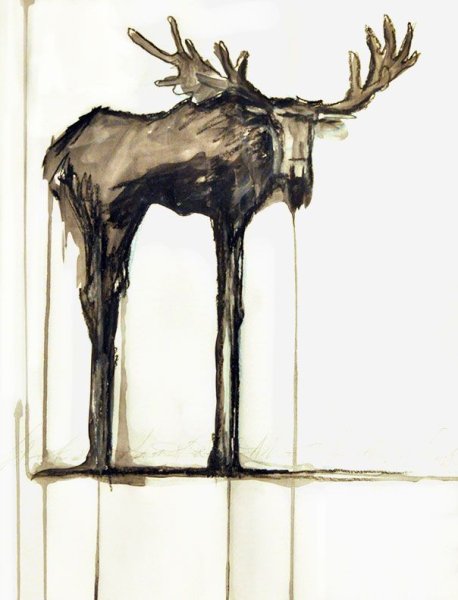 Тату Лось арт