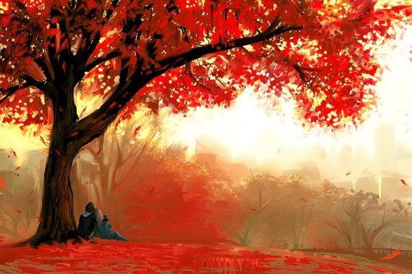 Осенняя рисунок со смыслом