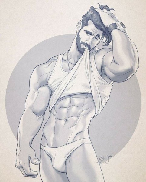 Крис Редфилд мускулы bara