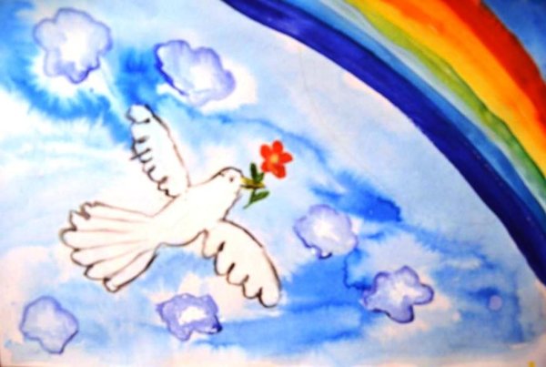 Голубь и Радуга