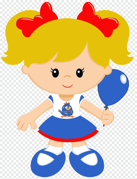 Девочка с бантиком кукла