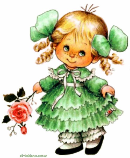 Мультяшная девочка