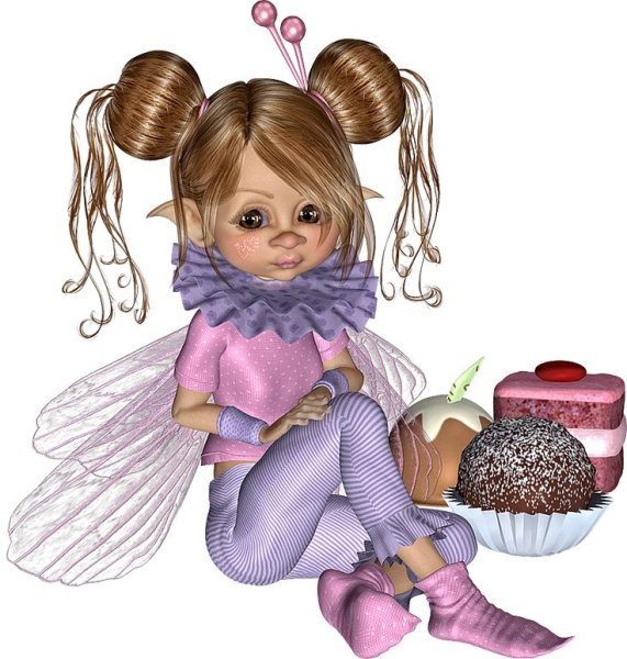 Куколка акварель