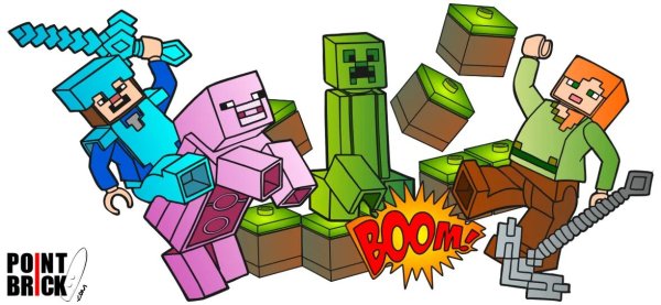 Раскраска майнкрафт