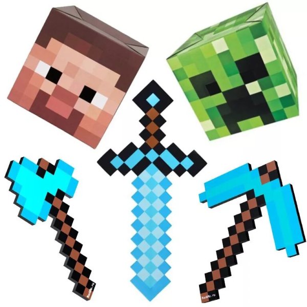 Алмазные вещи из МАЙНКРАФТА