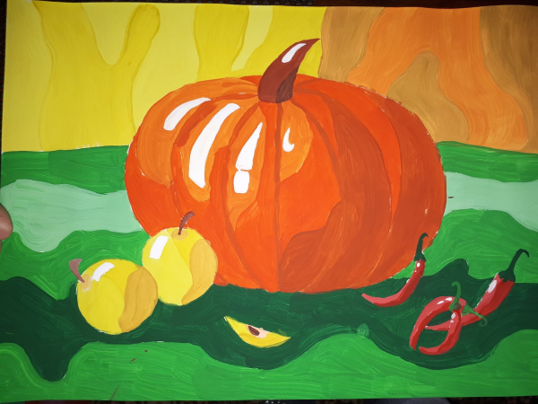 Осенний натюрморт для детей