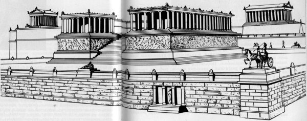 Пергамский алтарь. Ок. 180 Г. до н. э.