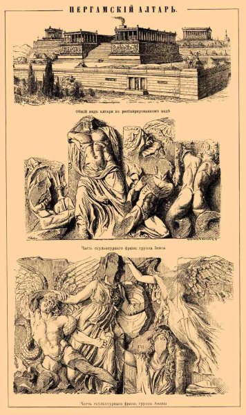 Пергамский алтарь скульптура