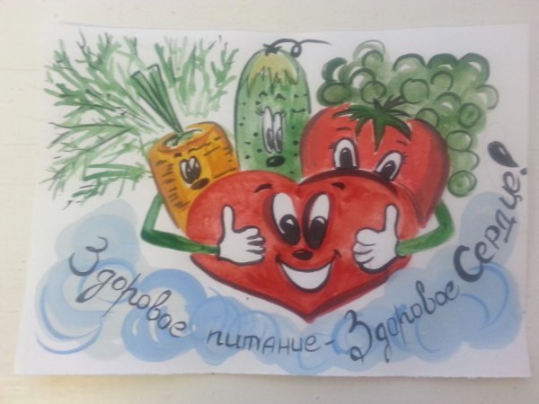 Рисунок на тему здоровое сердце