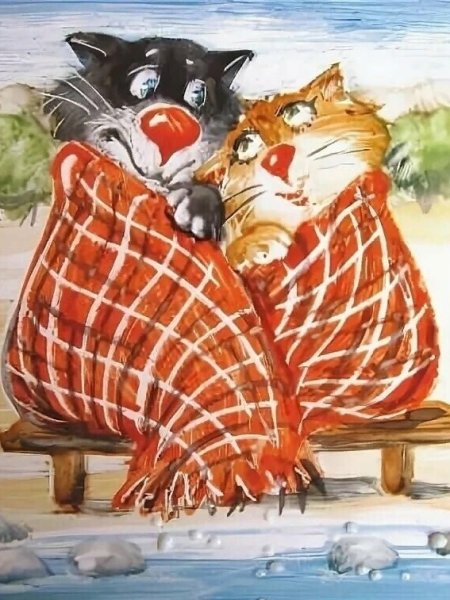Влюбленные коты а. Ярышкина