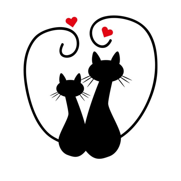 Трафарет влюбленных