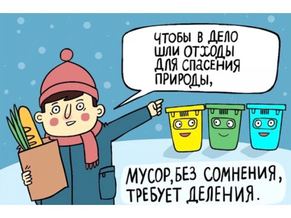 Раздельный сбор отходов плакаты