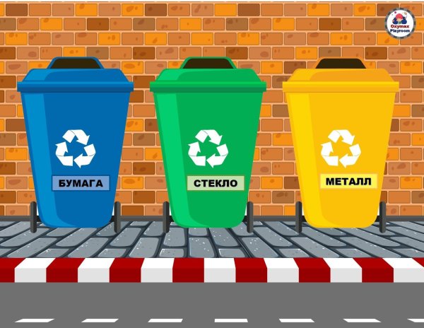 Сортировка мусора игра для детей