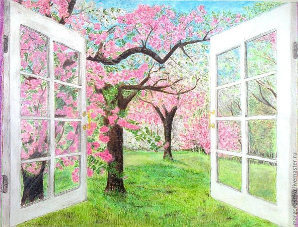 Рисунок на тему окно в природу
