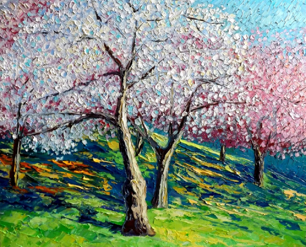 Пуантилизм Сакура