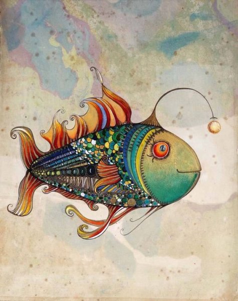 Картина рыбы