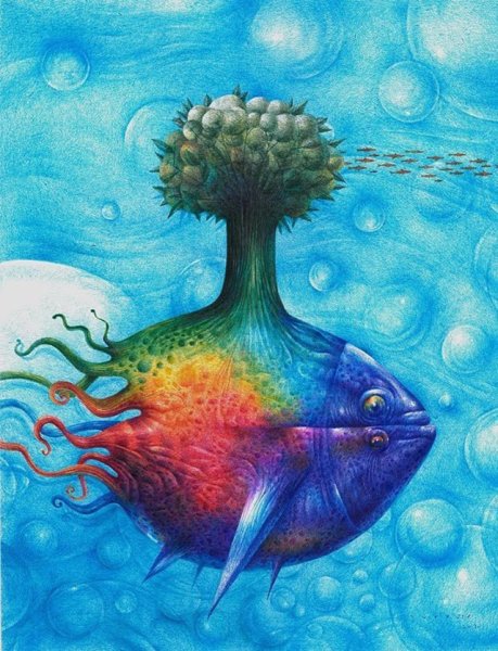 Рыбки сюрреализм