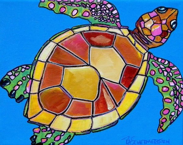 Рисование черепаха